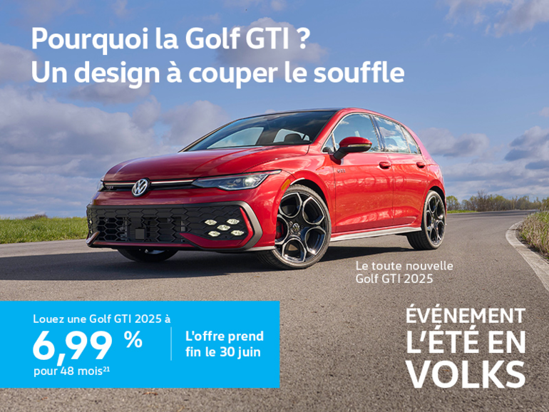 Procurez-vous la Volkswagen Golf Gti 2024