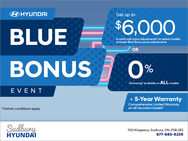 Blue bonus event!