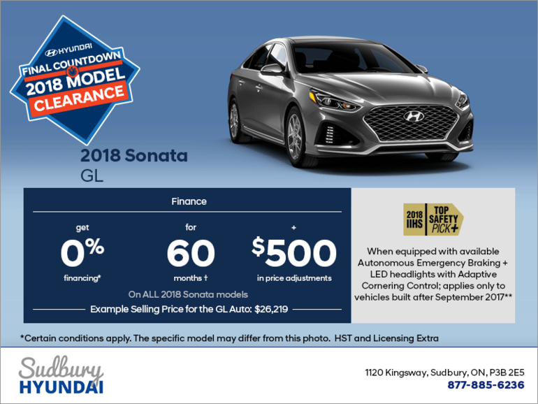 Finance the 2018 Sonata!