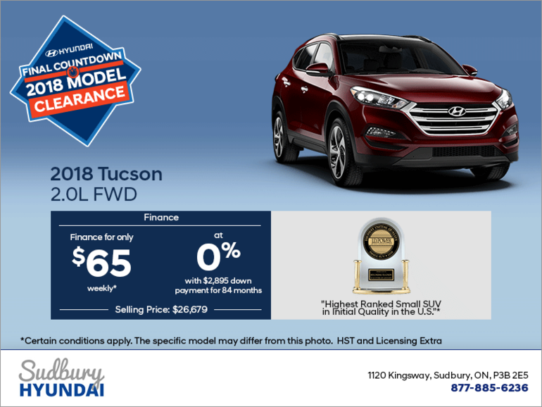 Get the 2018 Tucson today!