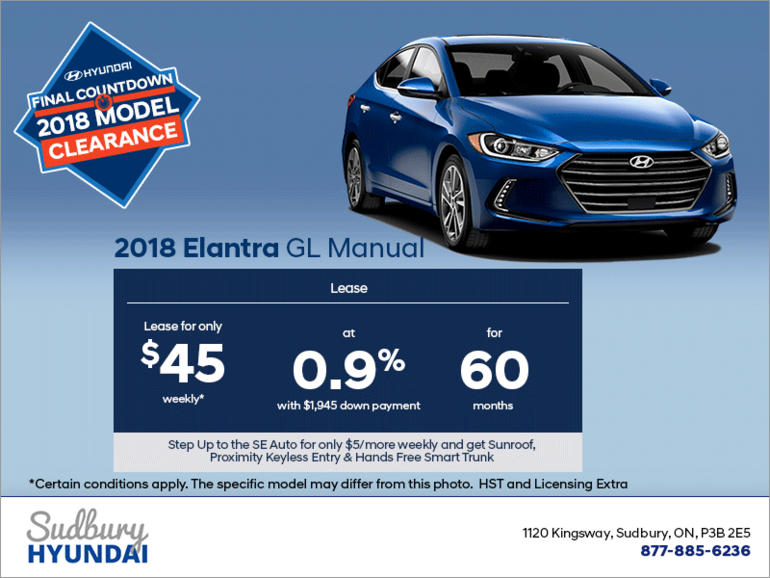 Lease the 2018 Elantra!