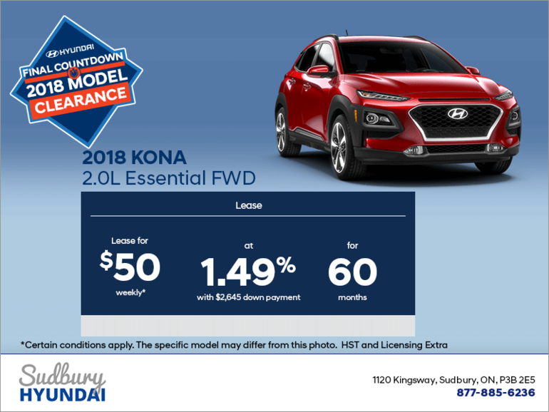 Lease the 2018 Kona!