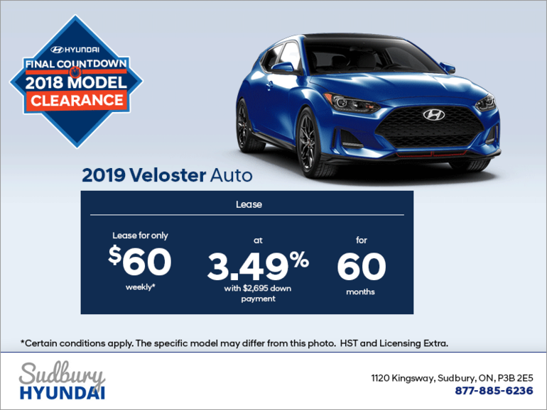 Lease the 2019 Veloster!