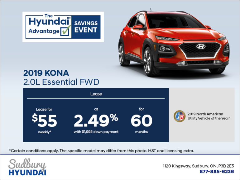 Lease the 2019 Kona!