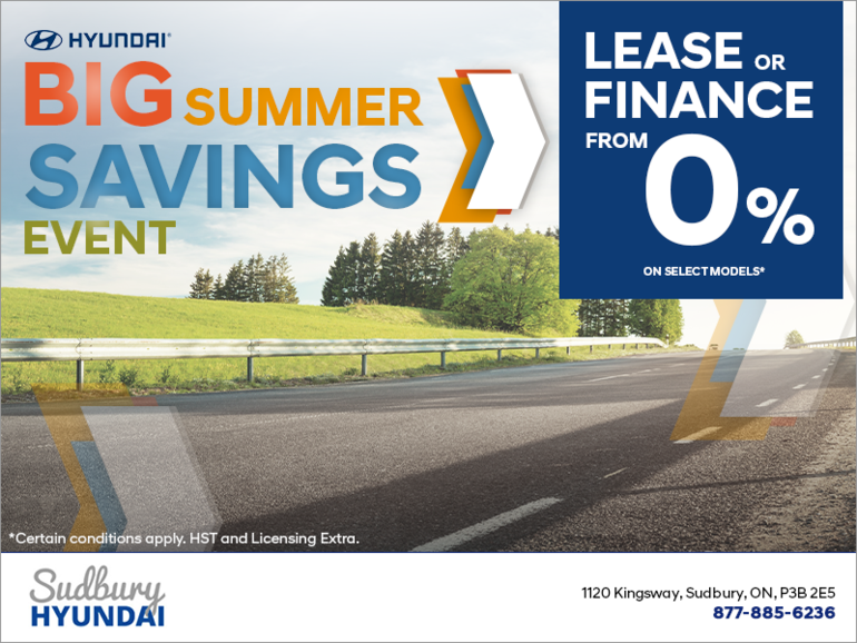 The Hyundai Big Summer Savings Event!
