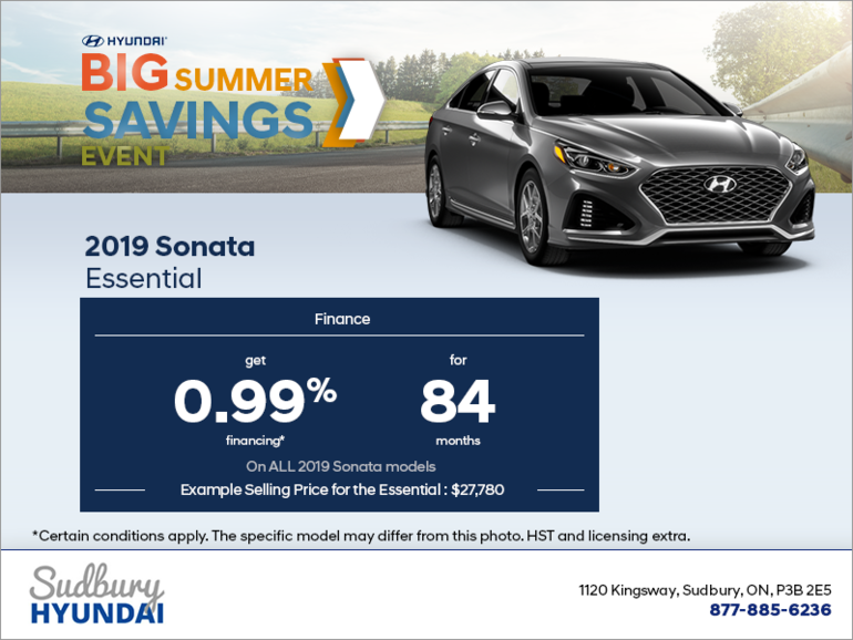 Finance the 2019 Sonata!