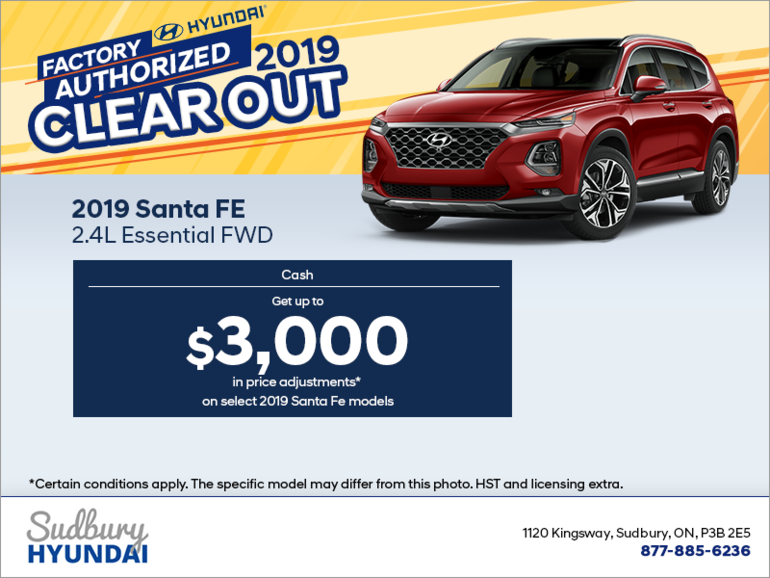Get the 2019 Sante Fe!
