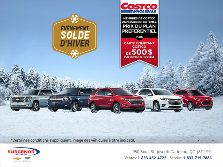Cet hiver, l'aventure est au rendez-vous avec Chevrolet.