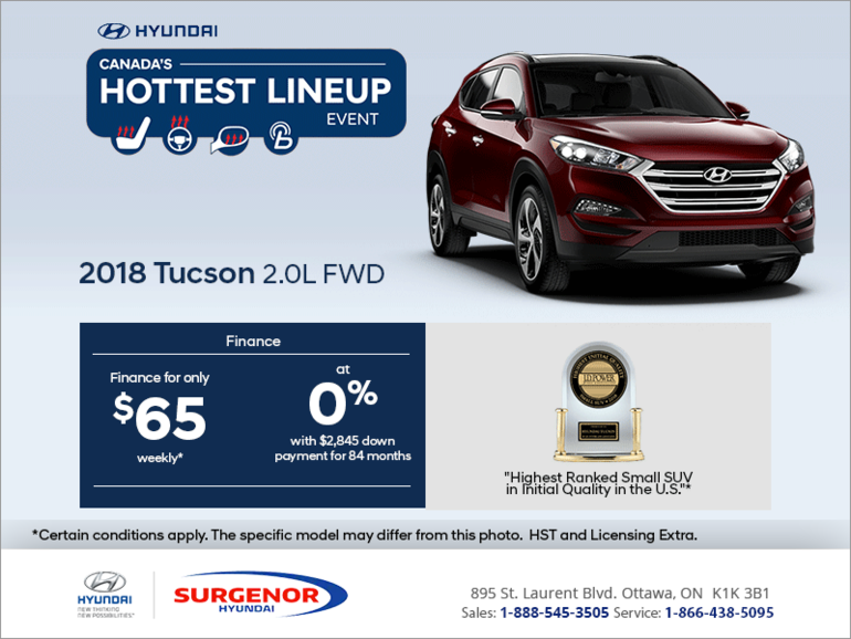 Get the 2018 Tucson today!
