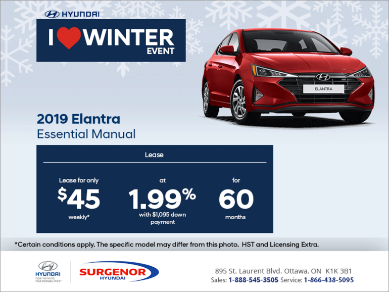 Lease the 2019 Elantra!