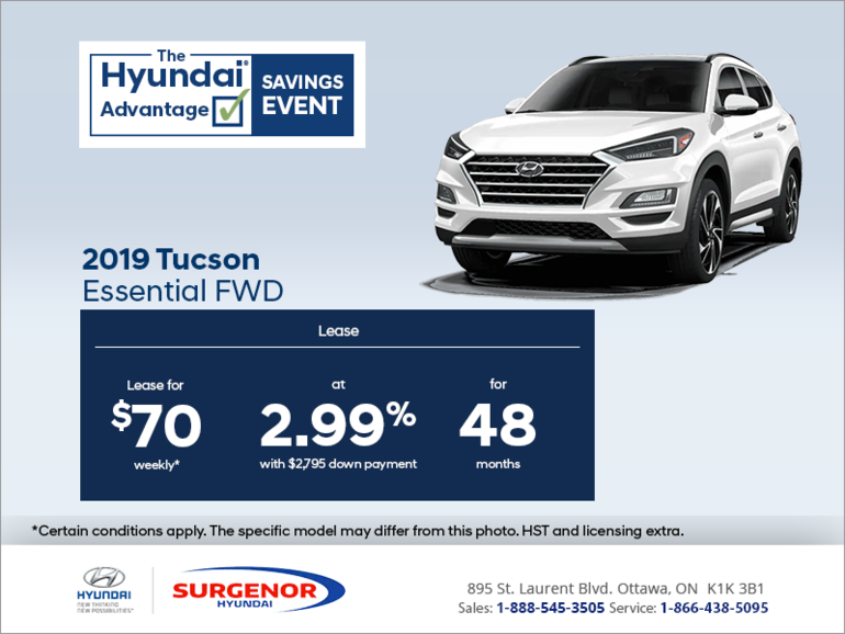 Get the 2019 Tucson today!