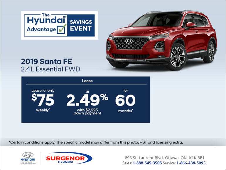 Get the 2019 Santa Fe