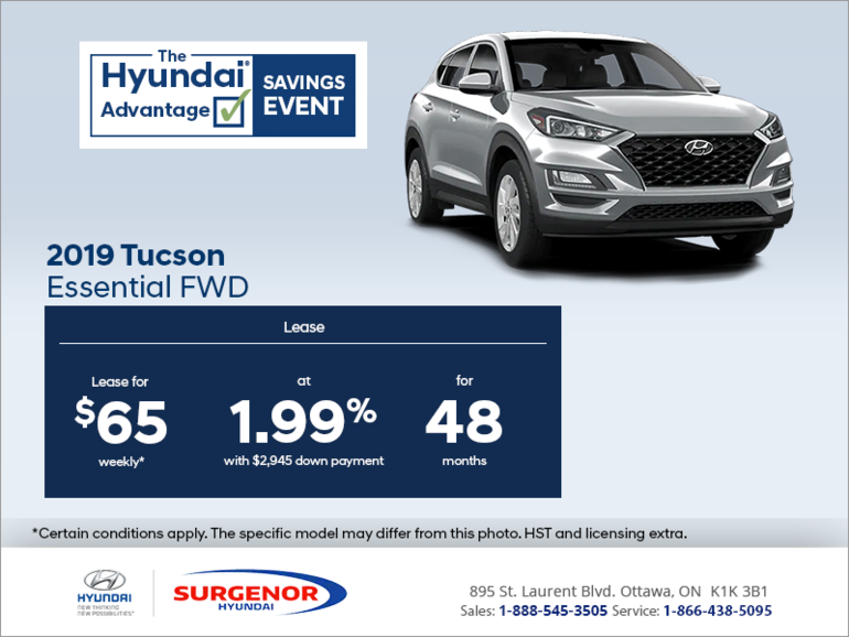 Get the 2019 Tucson today!