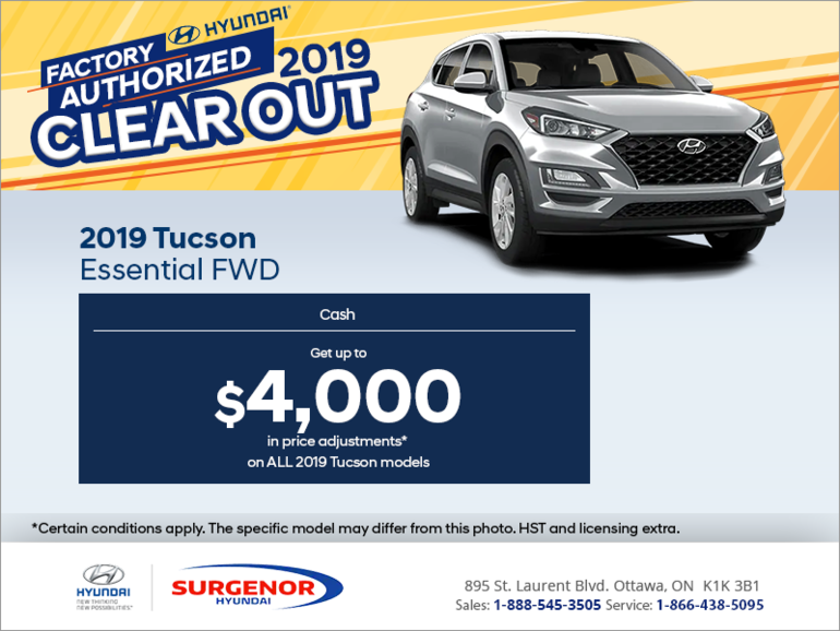 Get the 2019 Tucson today!