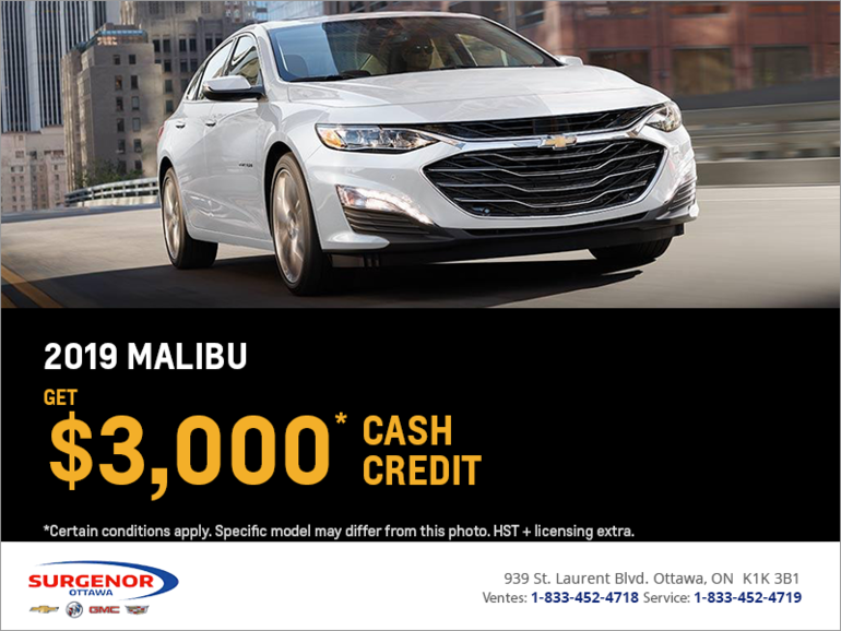 Get the 2019 Chevrolet Malibu