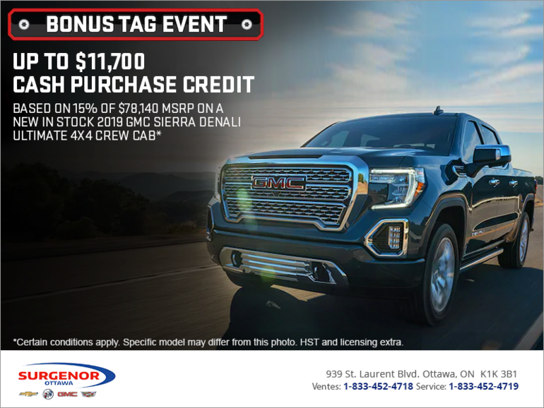 The GMC Bonus Tag Event!