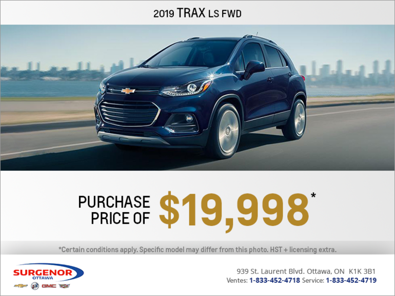 Get the 2019 Chevrolet Trax