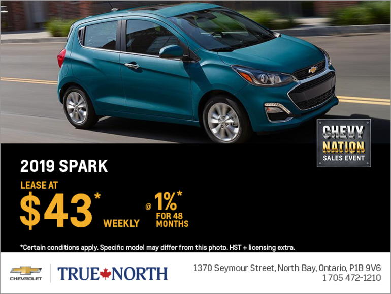 Lease the 2019 Chevrolet Spark
