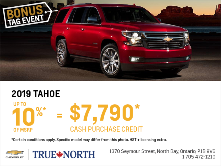 Get the 2019 Chevrolet Tahoe