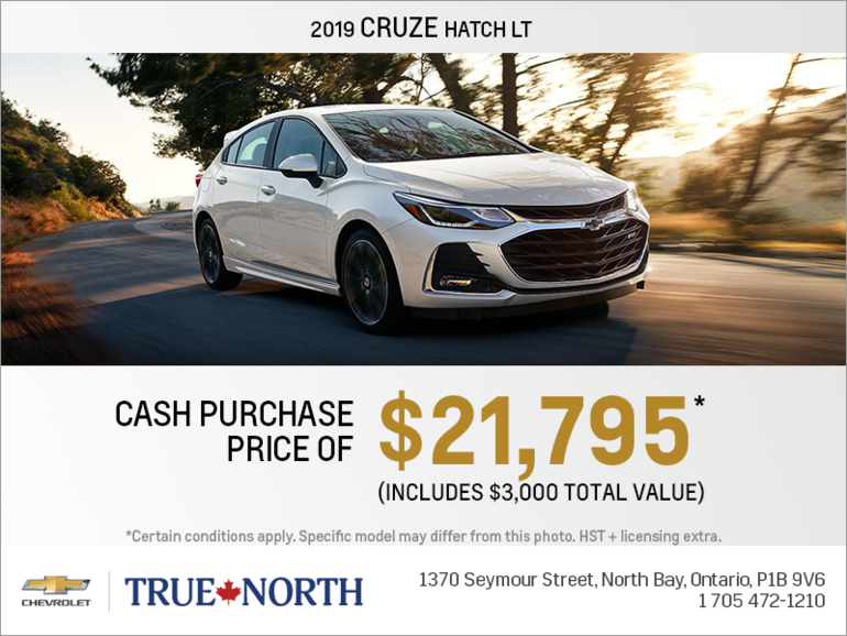 Get the 2019 Chevrolet Cruze Hatch
