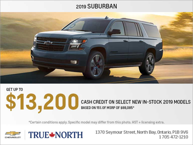 Get the 2019 Chevrolet Suburban