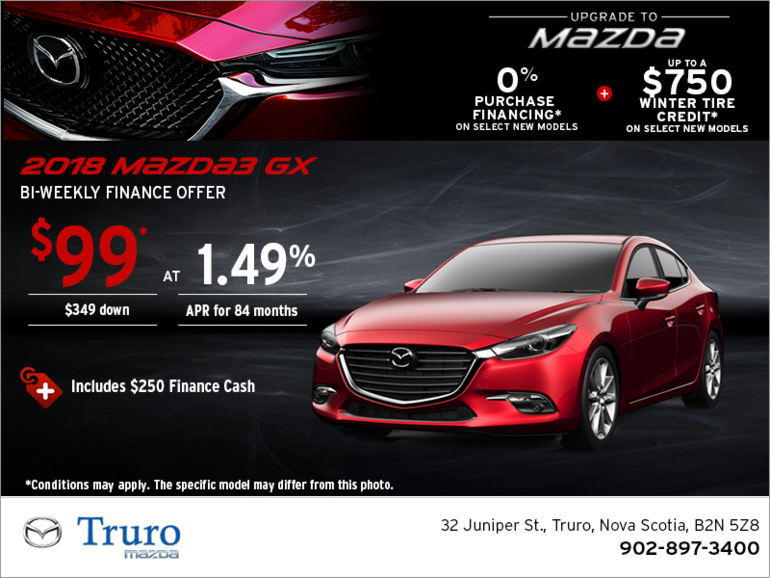 Get the 2018 Mazda3 Today!