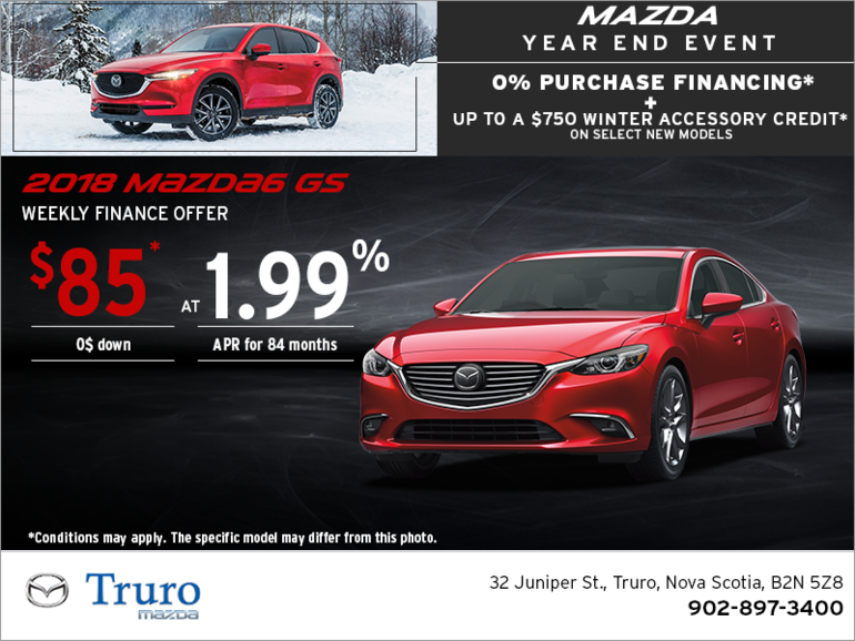 Get the 2018 Mazda6 Today!