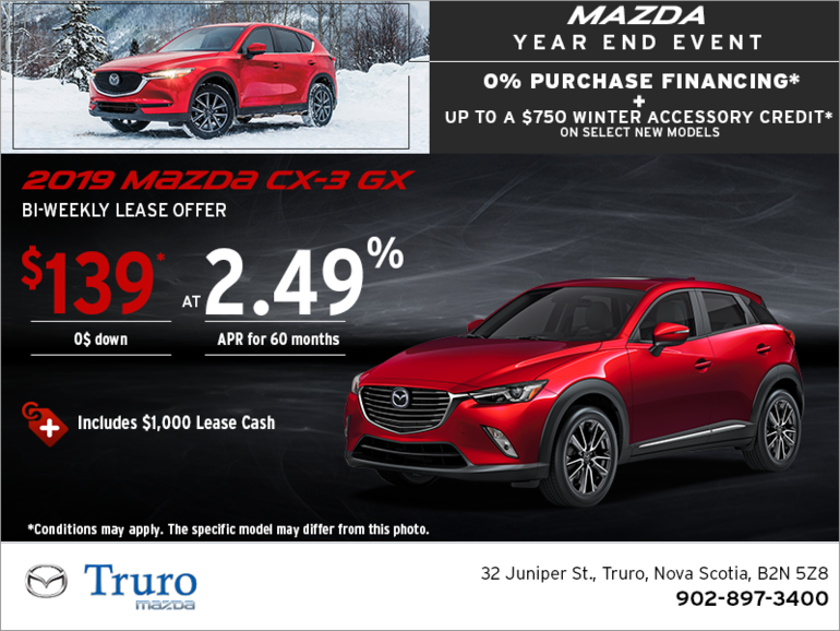 Get the 2019 Mazda CX-3 Today!