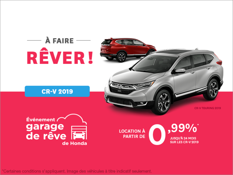 Louez le CR-V 2019!