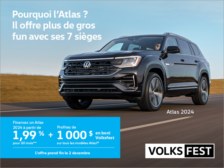 Procurez-vous le Volkswagen Atlas 2024