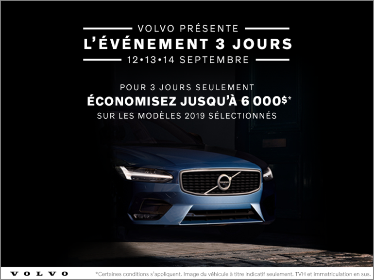 L'événement Volvo de 3 jours
