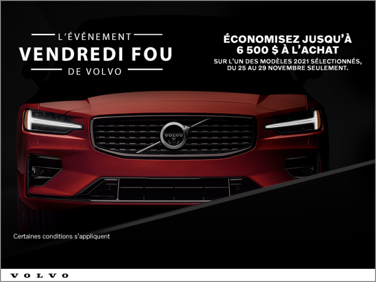L'événement Vendredi fou de Volvo