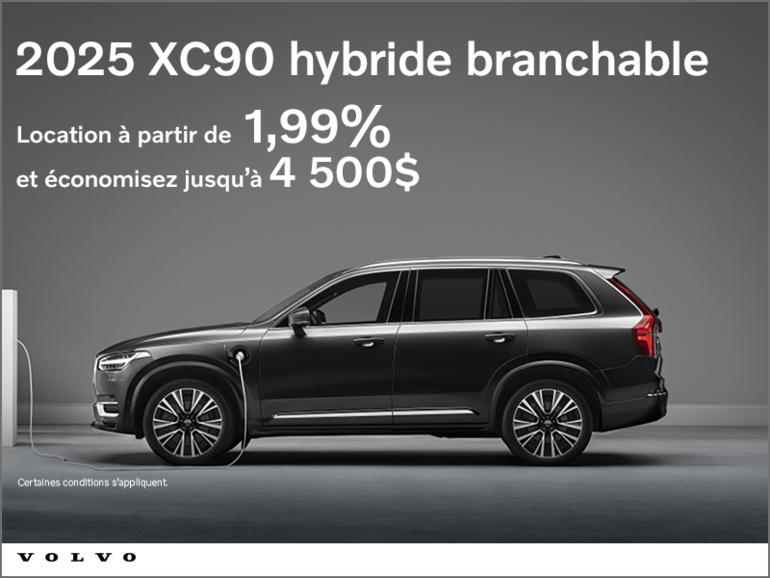 Le Volvo XC90 2025 branchable