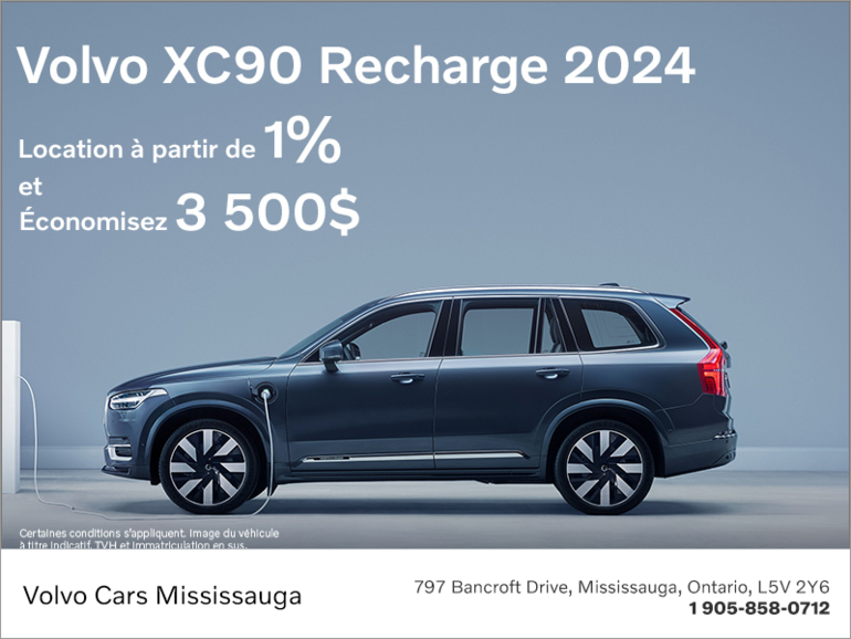 Le Volvo XC90 Recharge 2024