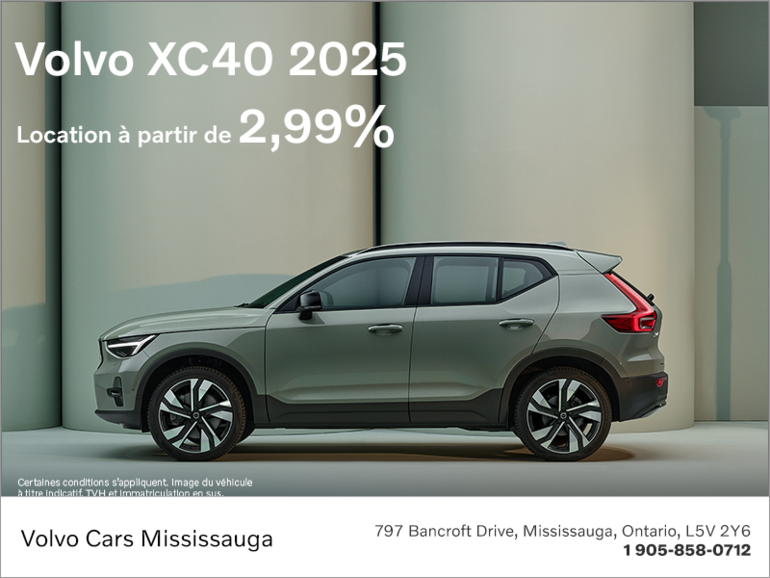 Le Volvo XC40 2025