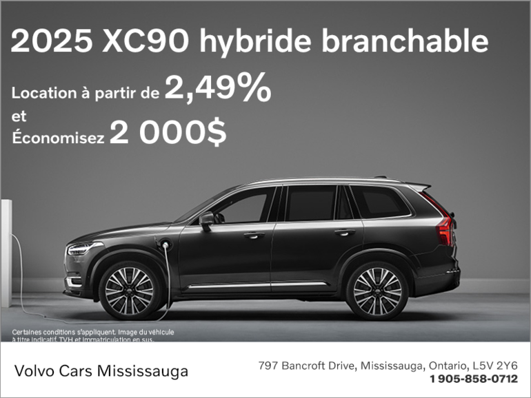 Le Volvo XC90 2025 branchable