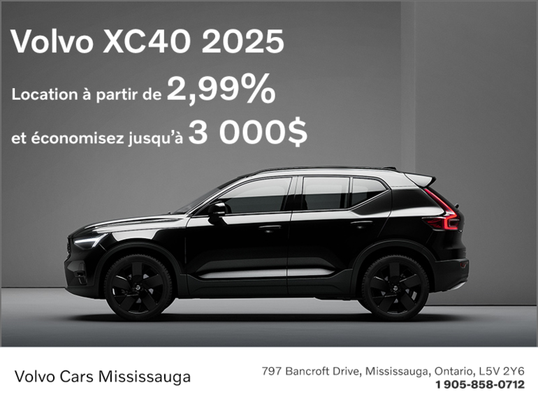 Le Volvo XC40 2025