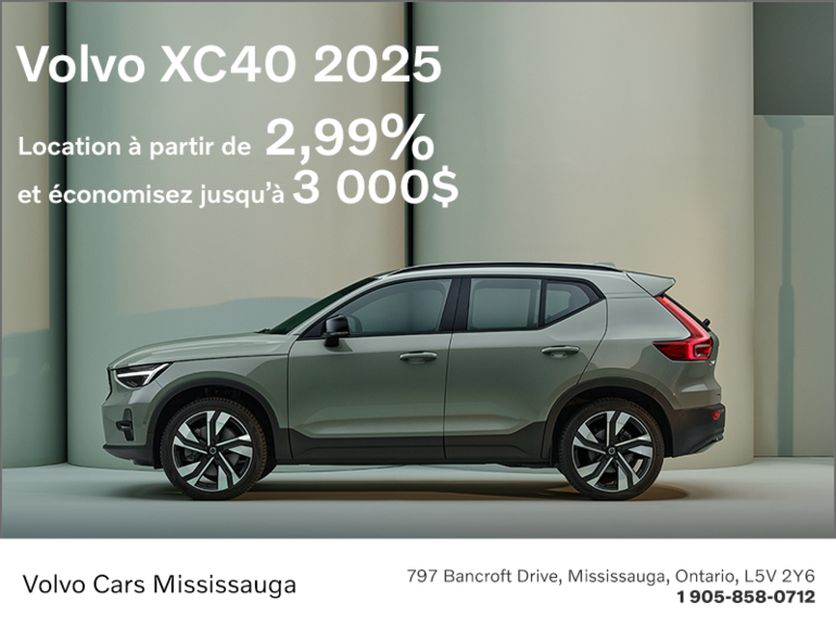 Le Volvo XC40 2025