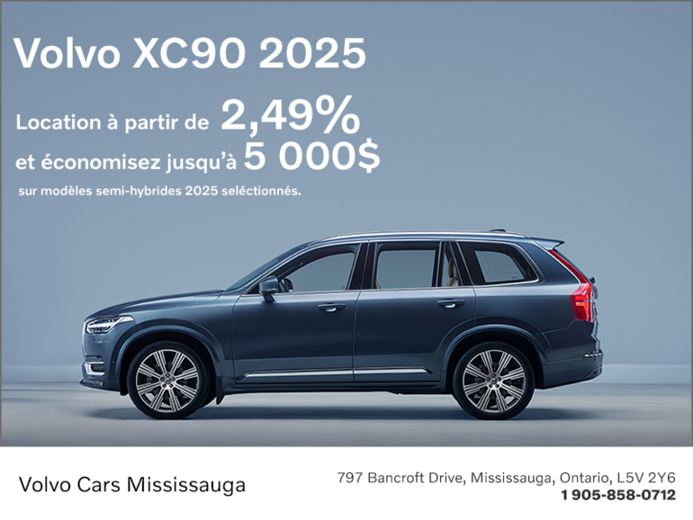 Le Volvo XC90 2025