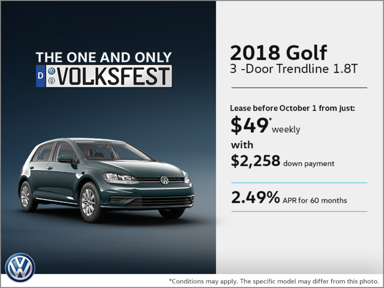 Get the 2018 Golf 3-Door!