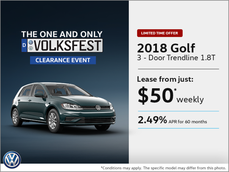 Get the 2018 Golf 3-Door!