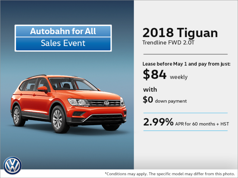 Get the 2018 Tiguan Today!