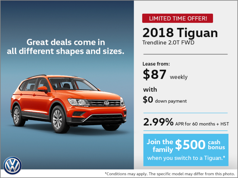 Lease the 2018 Tiguan!