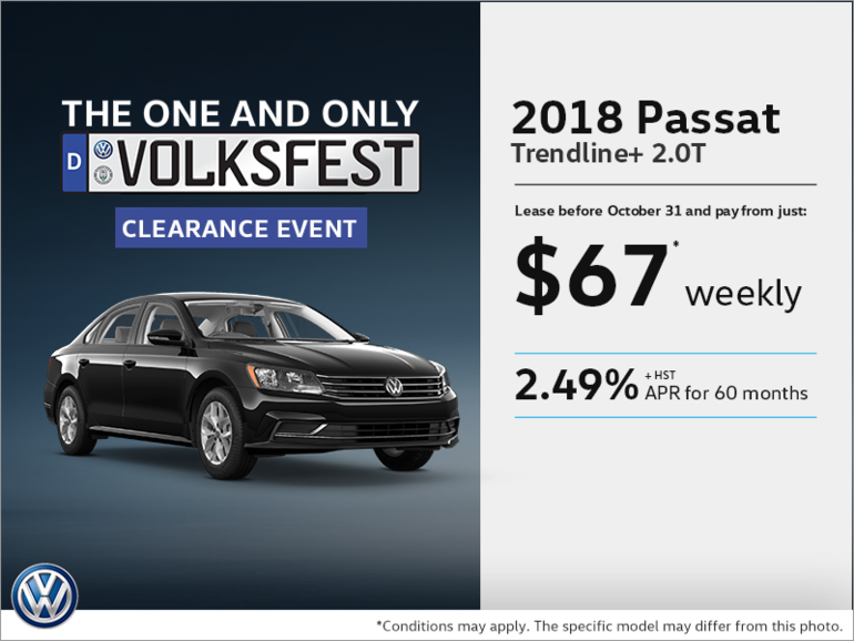 Lease the 2018 Passat!