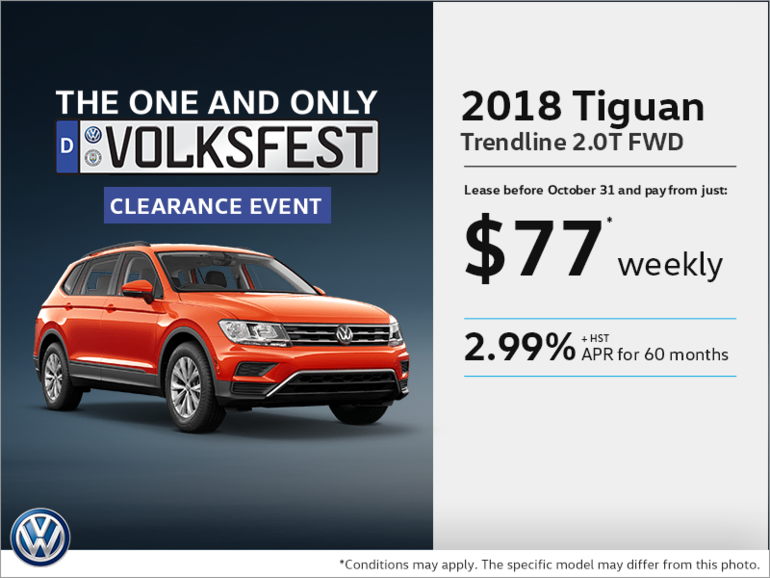 Lease the 2018 Tiguan!