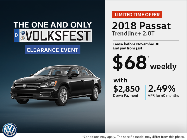 Lease the 2018 Passat!
