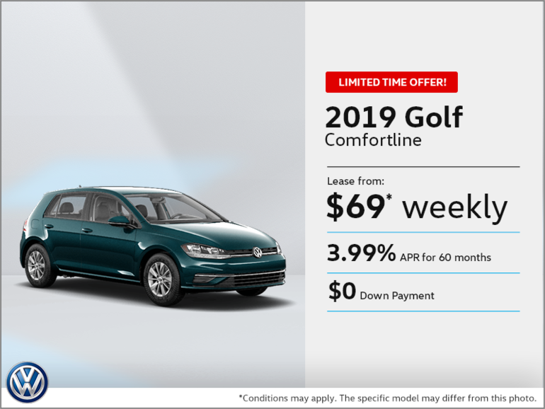 Lease the 2019 Golf!