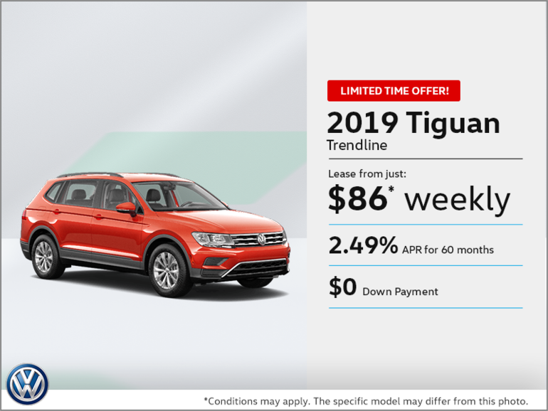 Lease the 2019 Tiguan!