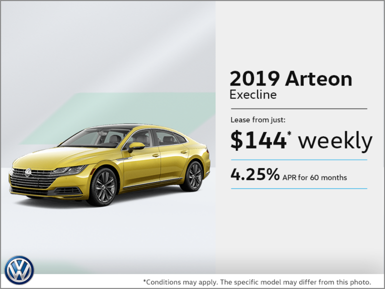 Lease the All-New Arteon 2019!