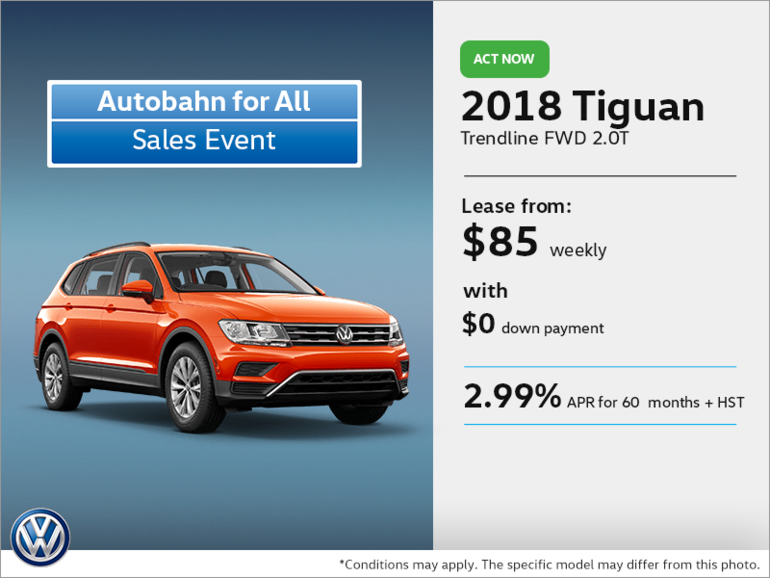 Get the 2018 Tiguan Today!
